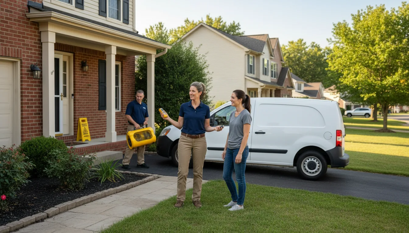 Water restoration image for Home Water Damage Repair in South West City, MO
